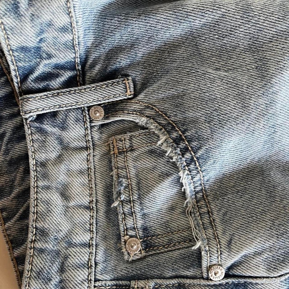 Special A Y2K Wide Leg Blue Denim Jeans NWT Size 5 - Picture 4 of 8